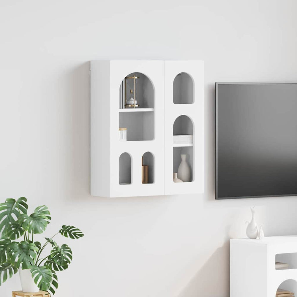Hängeschrank Weiß mit Regal