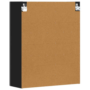 Hängeschrank Schwarz mit Regal
