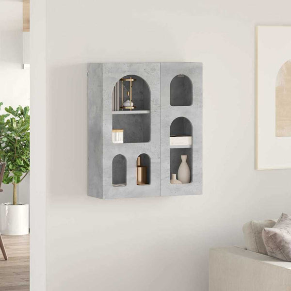 Hängeschrank Beton Grau 59x20x71,5cm