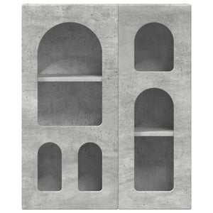 Hängeschrank Beton Grau 59x20x71,5cm
