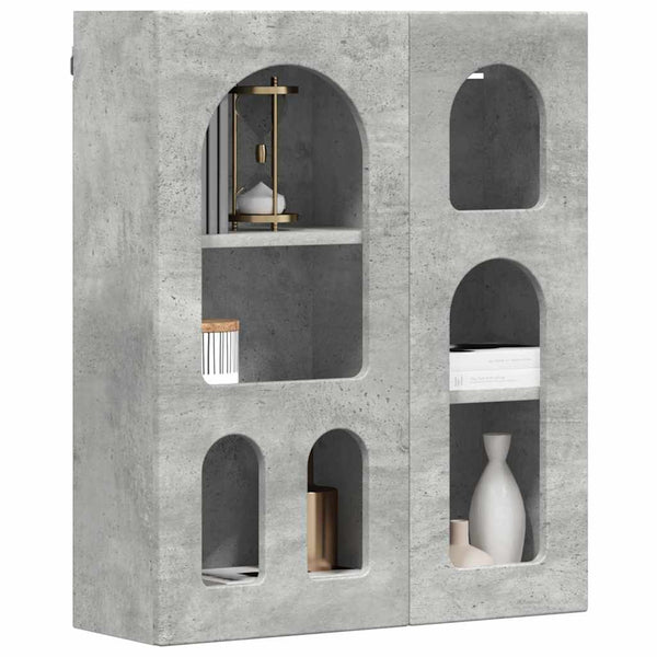 Hängeschrank Beton Grau 59x20x71,5cm