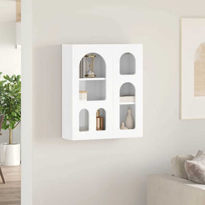 Hochglanz Hängeschrank Weiß 59x20x71,5 cm