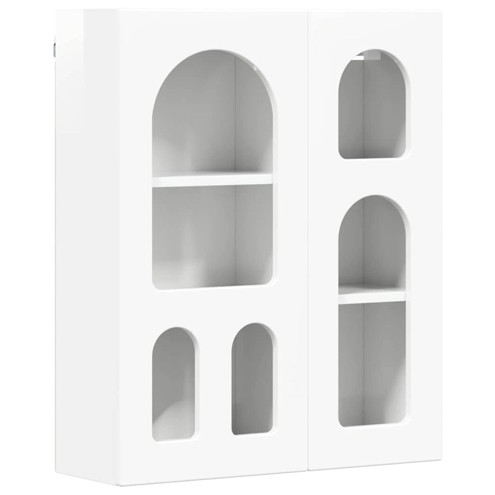Hochglanz Hängeschrank Weiß 59x20x71,5 cm