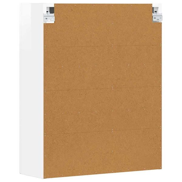 Hochglanz Hängeschrank Weiß 59x20x71,5 cm