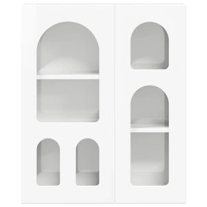 Hochglanz Hängeschrank Weiß 59x20x71,5 cm