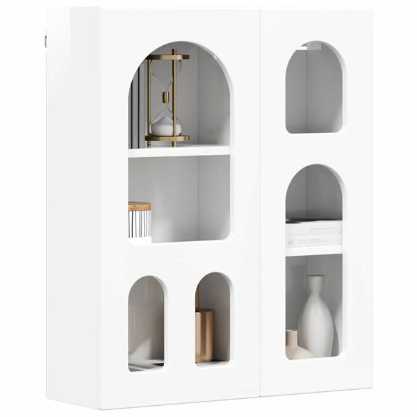 Hochglanz Hängeschrank Weiß 59x20x71,5 cm