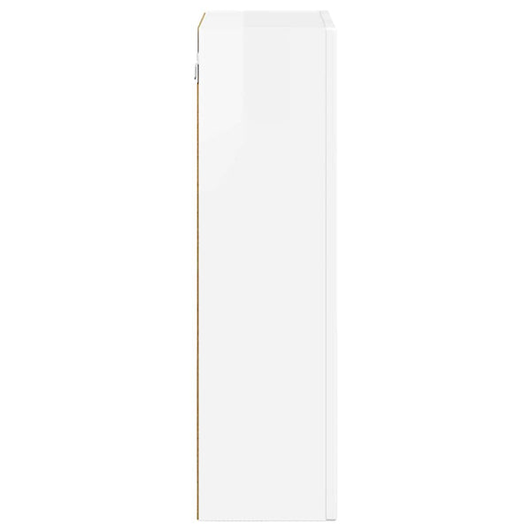 Hochglanz Hängeschrank Weiß 59x20x71,5 cm