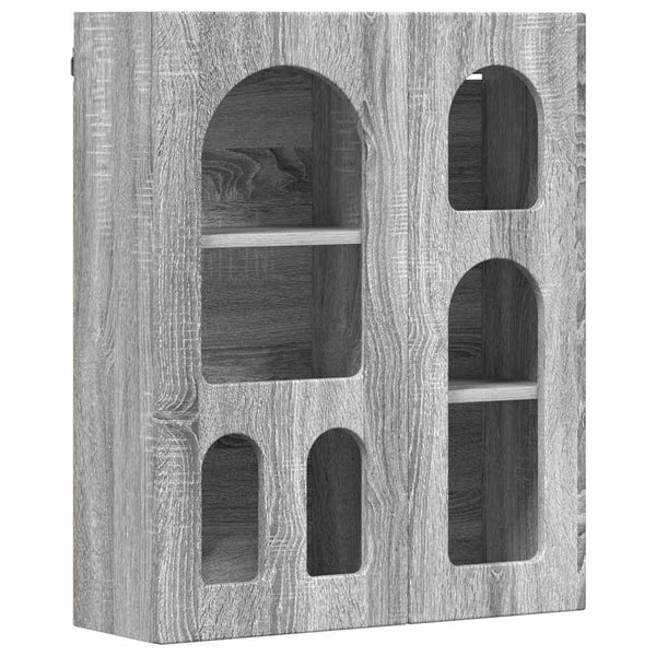 Grauer Hängeschrank Sonoma, 59 cm
