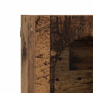 Hängeschrank Altholz mit Regal