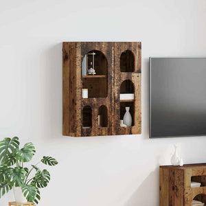 Hängeschrank Altholz mit Regal