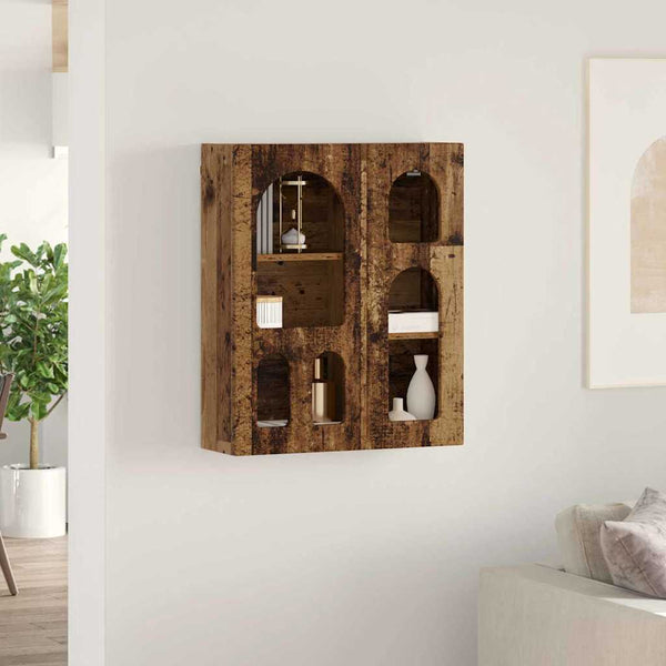 Hängeschrank Altholz mit Regal