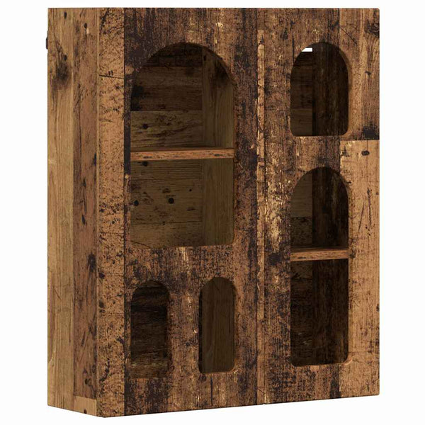 Hängeschrank Altholz mit Regal