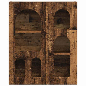 Hängeschrank Altholz mit Regal