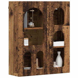 Hängeschrank Altholz mit Regal
