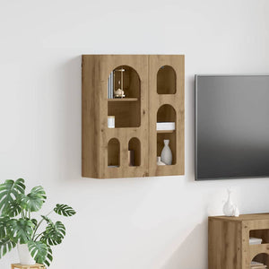 vidaXL Armoire murale Chêne artisan 59 x 20 x 71,5 cm Bois d'ingénierie