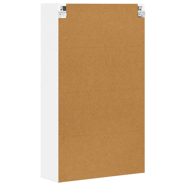 Hängeschrank Weiß mit Regal 59x20x100cm