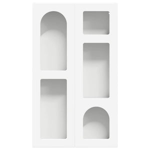 Hängeschrank Weiß mit Regal 59x20x100cm