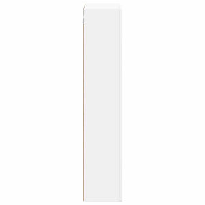 Hängeschrank Weiß mit Regal 59x20x100cm