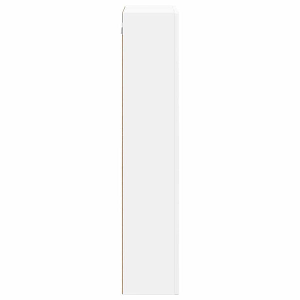 Hängeschrank Weiß mit Regal 59x20x100cm