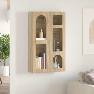 vidaXL Armoire murale chêne sonoma 59 x 20 x 100 cm bois d'ingénierie