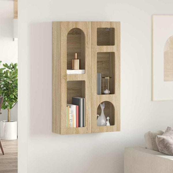 vidaXL Armoire murale chêne sonoma 59 x 20 x 100 cm bois d'ingénierie