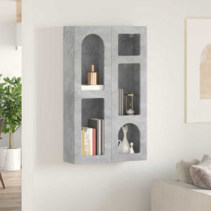 Hängeschrank Beton Grau 59x20x100cm
