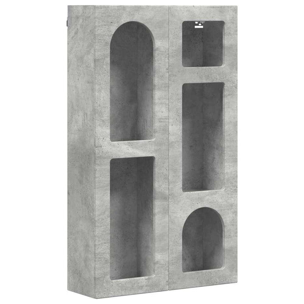 Hängeschrank Beton Grau 59x20x100cm