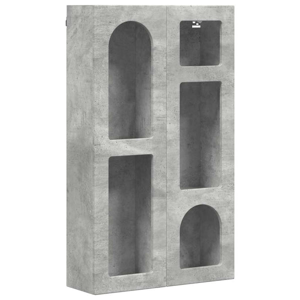 Hängeschrank Beton Grau 59x20x100cm