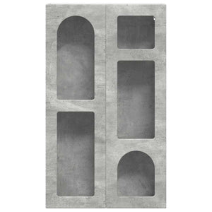 Hängeschrank Beton Grau 59x20x100cm
