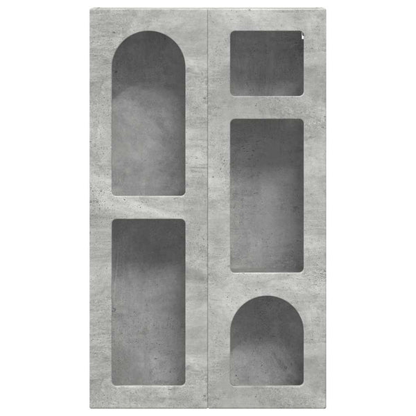 Hängeschrank Beton Grau 59x20x100cm