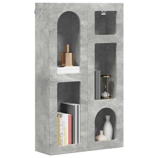 Hängeschrank Beton Grau 59x20x100cm