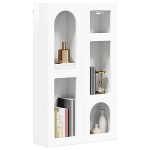 Hängeschrank Weiß Hochglanz 59x20x100cm