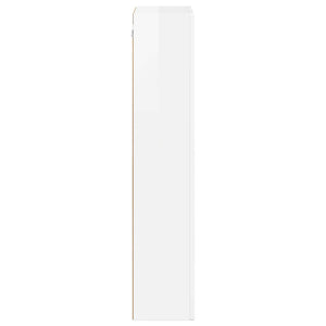 Hängeschrank Weiß Hochglanz 59x20x100cm