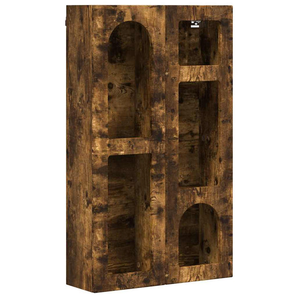vidaXL Armoire murale Chêne fumé 59 x 20 x 100 cm Bois d'ingénierie