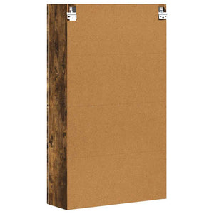 vidaXL Armoire murale Chêne fumé 59 x 20 x 100 cm Bois d'ingénierie