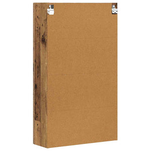 Hängeschrank Altholz mit Regal 59x20x100cm