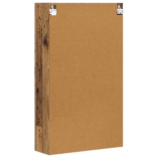 Hängeschrank Altholz mit Regal 59x20x100cm