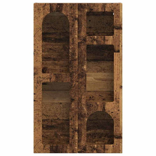 Hängeschrank Altholz mit Regal 59x20x100cm