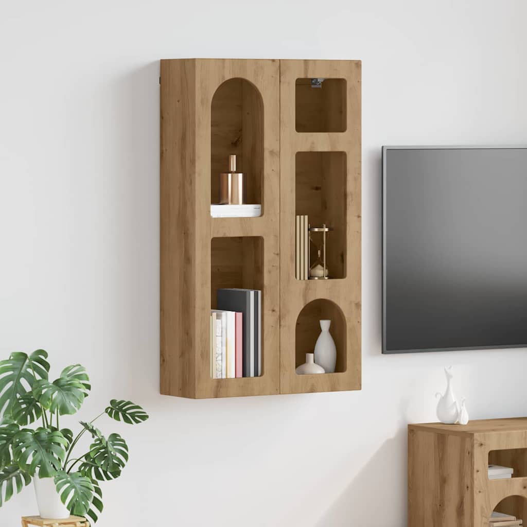 vidaXL Meuble haut Chêne Artisan 59 x 20 x 100 cm Bois d'ingénierie