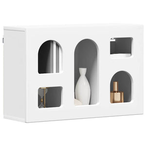 Hängeschrank Weiß mit Regal, 60 cm