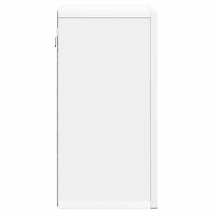 Hängeschrank Weiß mit Regal, 60 cm