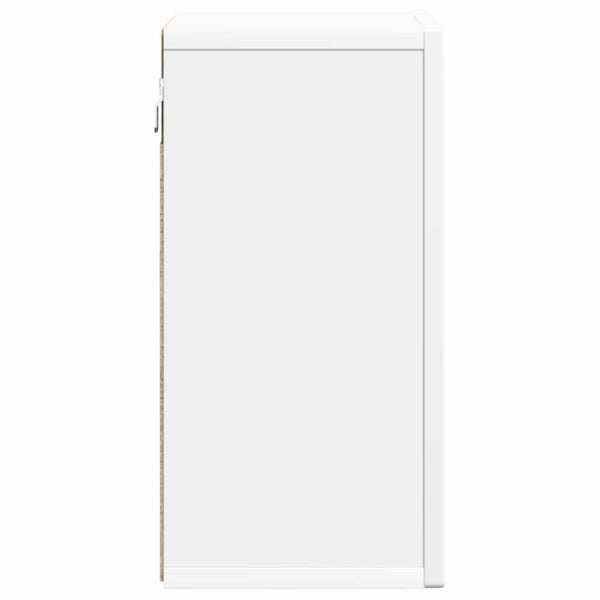 Hängeschrank Weiß mit Regal, 60 cm
