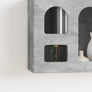 Hängeschrank Beton Grau 60x20x40cm