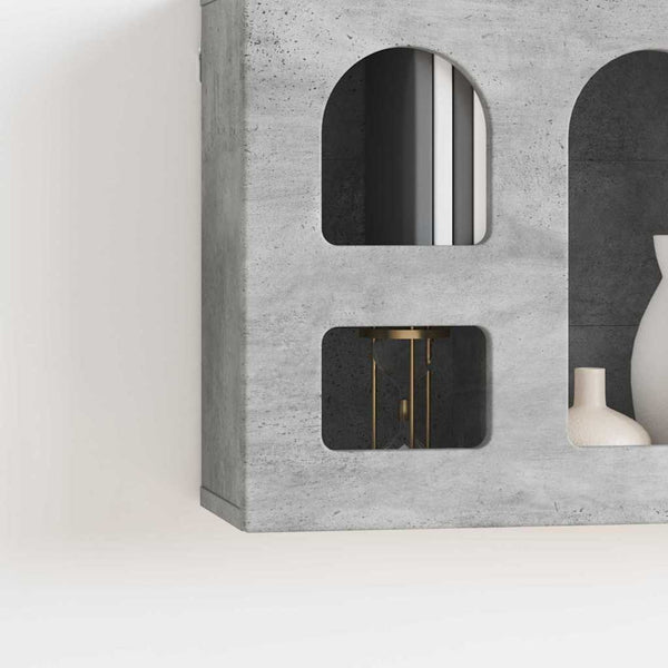 Hängeschrank Beton Grau 60x20x40cm