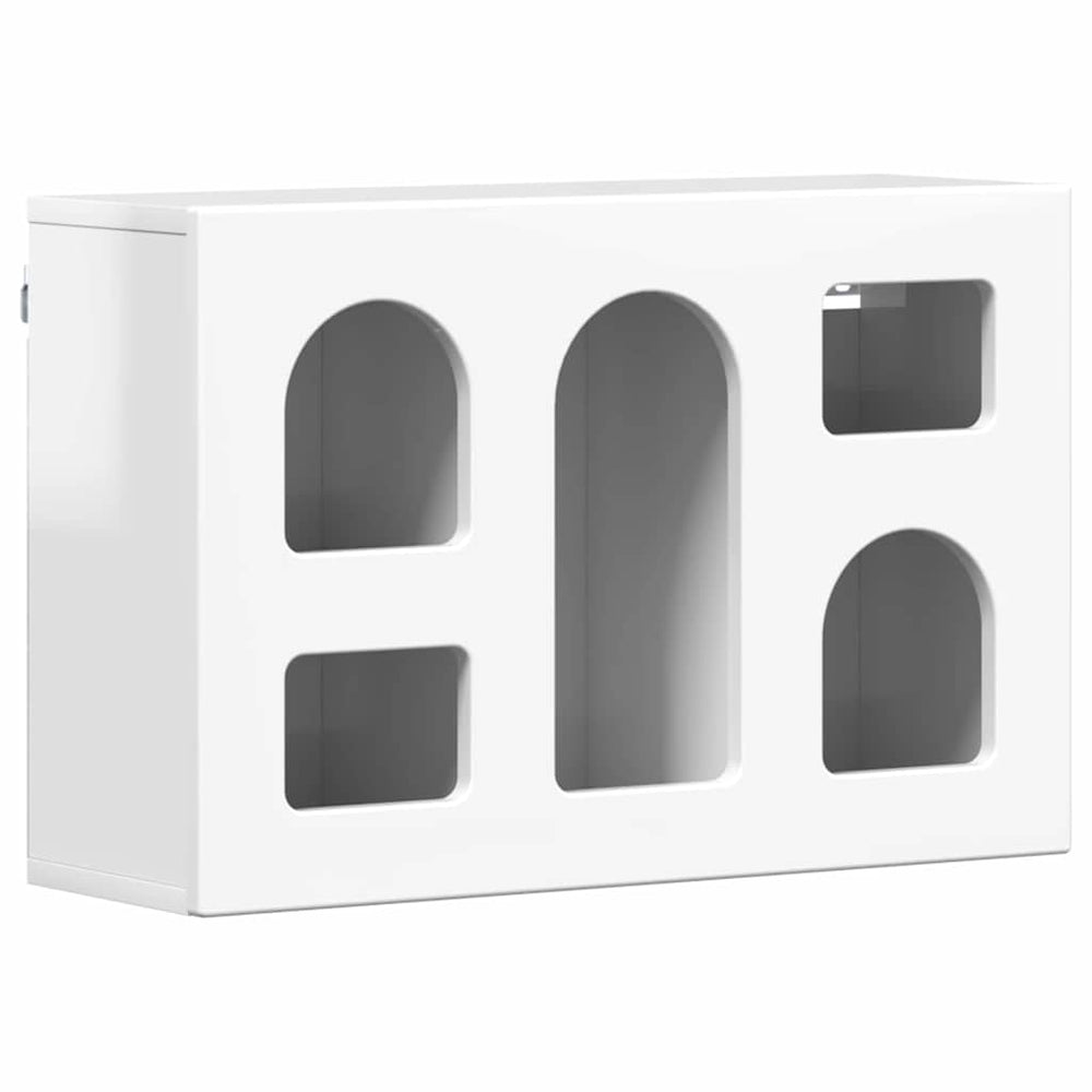 Hängeschrank Weiß Hochglanz 60x20x40cm