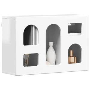 Hängeschrank Weiß Hochglanz 60x20x40cm