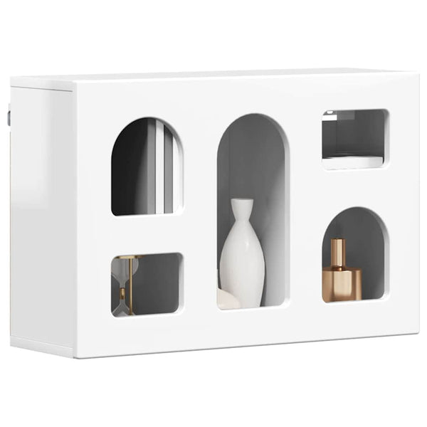 Hängeschrank Weiß Hochglanz 60x20x40cm