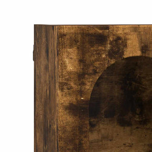 vidaXL Meuble Haut Chêne Fumé 60 x 20 x 40 cm Bois d'ingénierie