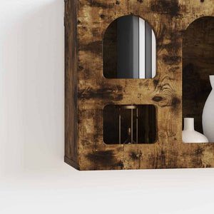 vidaXL Meuble Haut Chêne Fumé 60 x 20 x 40 cm Bois d'ingénierie