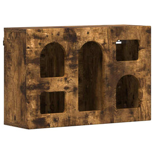 vidaXL Meuble Haut Chêne Fumé 60 x 20 x 40 cm Bois d'ingénierie
